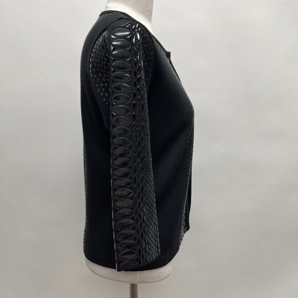 Grayse St. John Women's Bolero Top Size XS Black $395 NWT - Picture 6 of 10